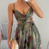 Elara | Robe Maxi Élégance Florale