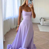 Eliana | Robe Longue Élégance Volantée