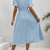 Robe Élégante Pois Élisa
