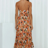 Eli | Robe Midi Couleur Éclatante