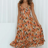 Eli | Robe Midi Couleur Éclatante