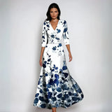 Eliana | Élégante Robe A-Line Fleurie