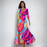 Eliana | Élégante Robe A-Line Fleurie