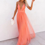 Maxi Robe Lumière Corail