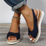 Candy | Sandales Orthopédiques Peep-Toe Espadrille