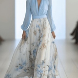 Peniel | Élégante Robe Maxi Fleurie
