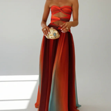 Robe Maxi Élégante Lilas