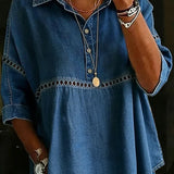 Jana | Chemisier denim effet vintage