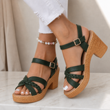 Gianna | Sandales Classiques à Talon Moyen