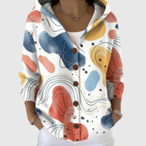 Cardigan Confort à Capuche en Tricot
