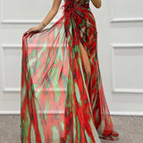 Mia | Robe Drapée Vibrante