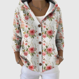 Cardigan Confort à Capuche en Tricot