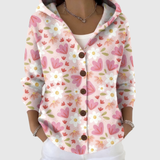 Cardigan Confort à Capuche en Tricot