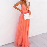 Maxi Robe Lumière Corail