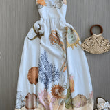 Mélusine | Robe longue esprit bord de mer