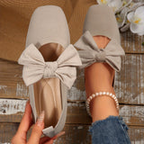 Andréa | Ballerines à grand nœud