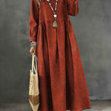 Laetitia | Robe en jean col lotus