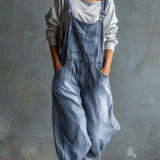 Louise | Salopette en jean esprit rétro