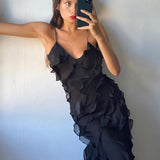 Eila | Robe Maxi avec Volants