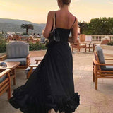 Eliana | Robe Longue Élégance Volantée