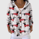 Cardigan Confort à Capuche en Tricot