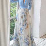 Peniel | Élégante Robe Maxi Fleurie