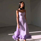 Eliana | Robe Longue Élégance Volantée