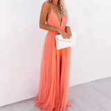 Maxi Robe Lumière Corail