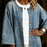 Tessa | Veste en jean à boutons