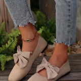 Andréa | Ballerines à grand nœud