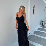 Eila | Robe Maxi avec Volants