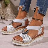 Lizzy | Sandales Compensées Espadrille Glamour