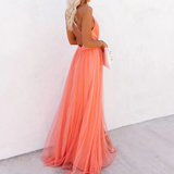 Maxi Robe Lumière Corail