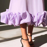 Eliana | Robe Longue Élégance Volantée