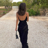 Eila | Robe Maxi avec Volants