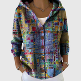 Cardigan Confort à Capuche en Tricot