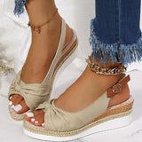 Candy | Sandales Orthopédiques Peep-Toe Espadrille