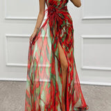 Mia | Robe Drapée Vibrante