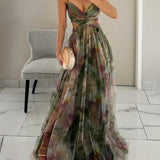 Elara | Robe Maxi Élégance Florale