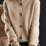 Claire | Cardigan en Cachemire au Style Rétro