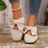 Andréa | Ballerines à grand nœud