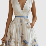 Rowella | Élégante Robe Maxi Plissée