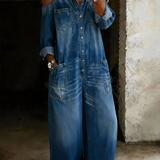 Margaux | Combinaison en jean sans bretelles