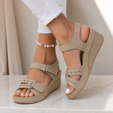 Sandy | Sandales Orthopédiques Compensées Multi-Brides