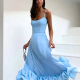 Eliana | Robe Longue Élégance Volantée