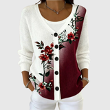 Cardigan Boutonné en Maille Confortable
