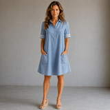 Viola | Robe en jean à poches