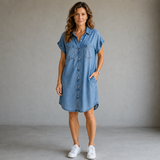 Alicia | Robe chemise courte
