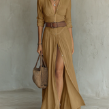 Élise | Robe Maxi Fluide Élégante