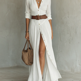 Élise | Robe Maxi Fluide Élégante